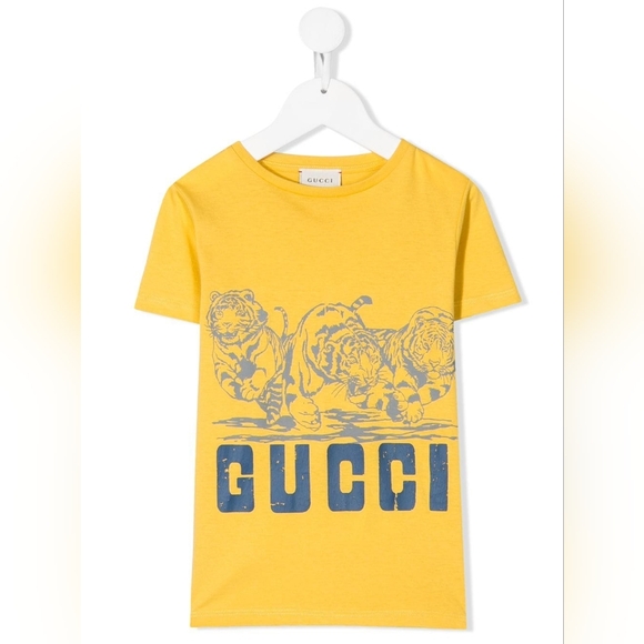 tiger print T-shirtGucci Kids - Picture 5 of 8